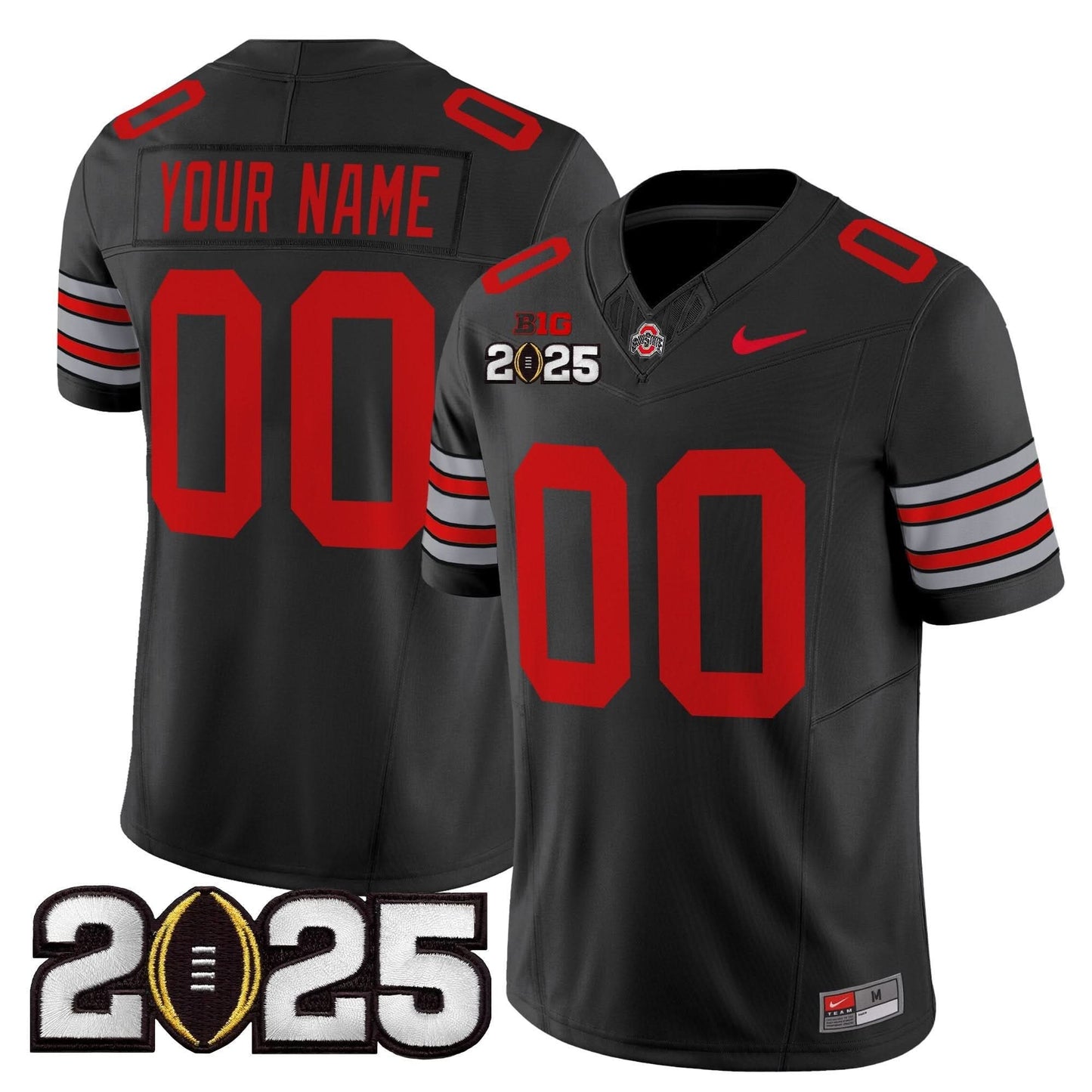 OSB 'Heritage Stripe' 2025 CFP Final Patch Vapor Limited Custom Jersey