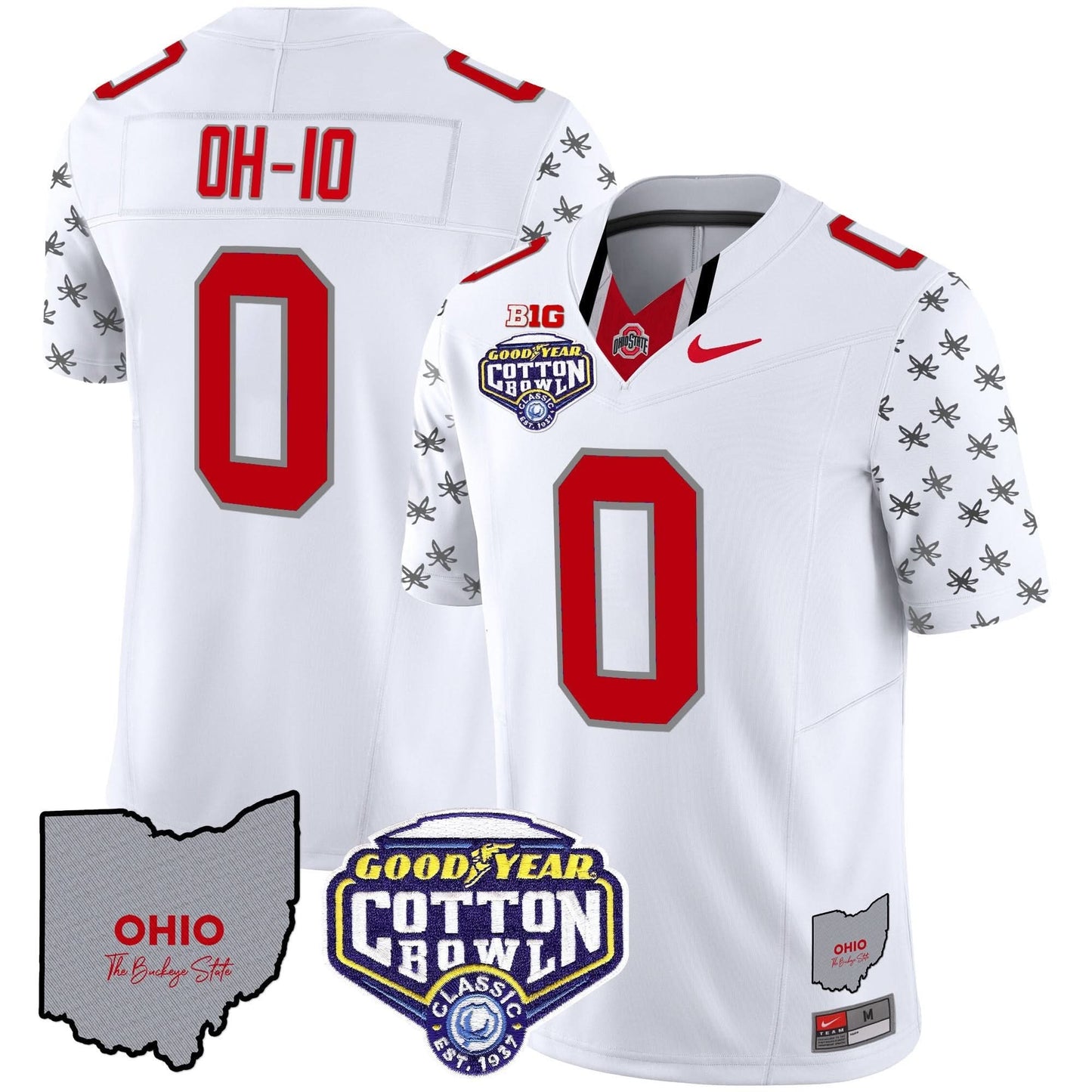 OSB Cotton Bowl Patch Vapor Limited Jersey - All Stitched