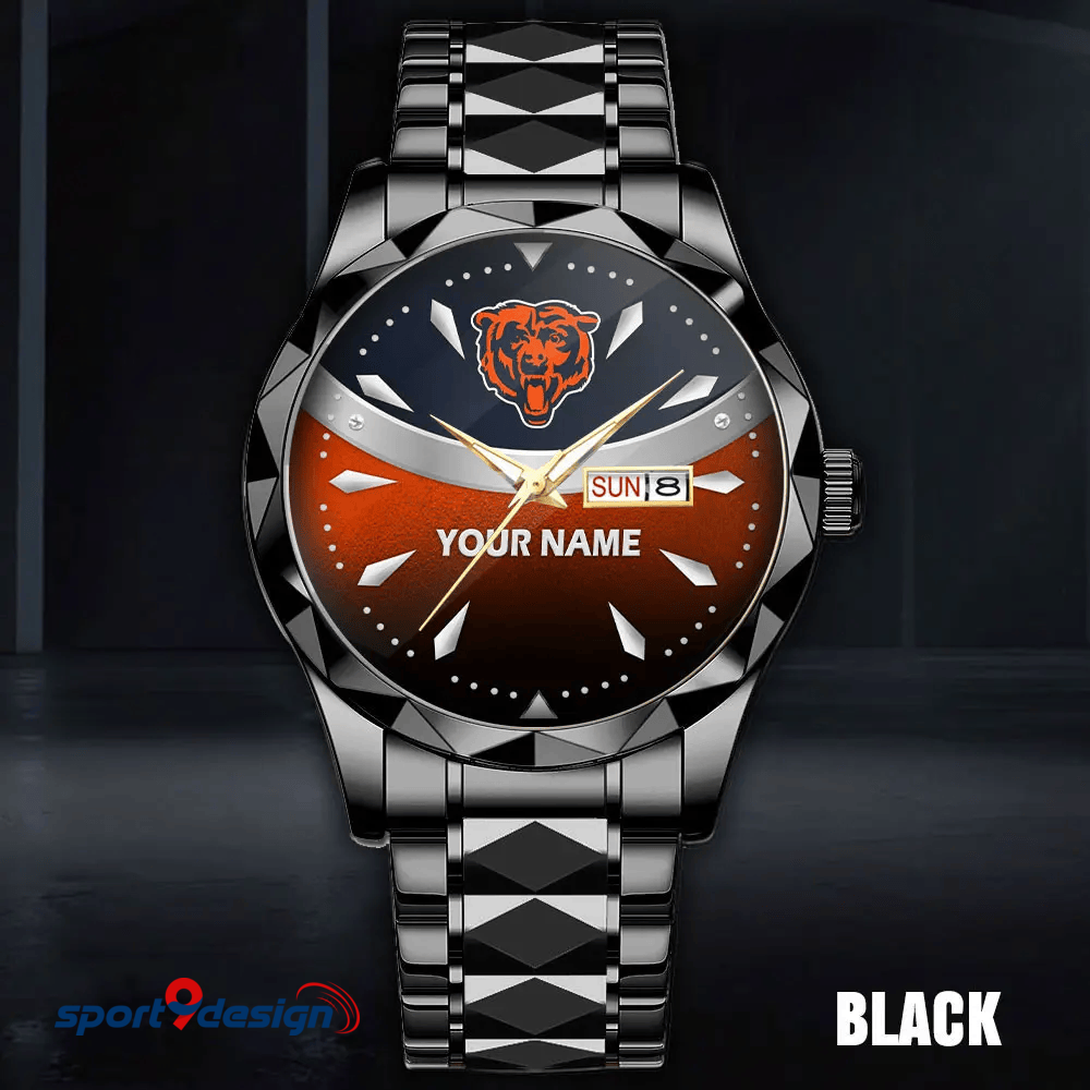 Chicago Bears - American Football Men Luxury Hand Watch Custom Any Name Gifts For Fan-Limitted Edition