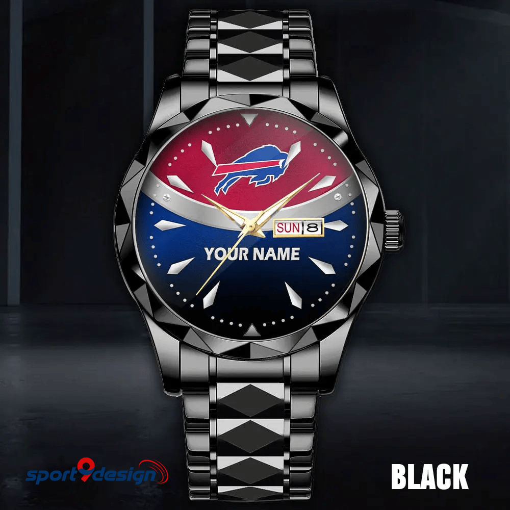 Buffalo Bills - American Football Men Luxury Hand Watch Custom Any Name Gifts For Fan-Limitted Edition