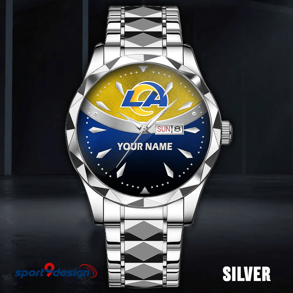 Los Angeles Rams - American Football Men Luxury Hand Watch Custom Any Name Gifts For Fan-Limitted Edition