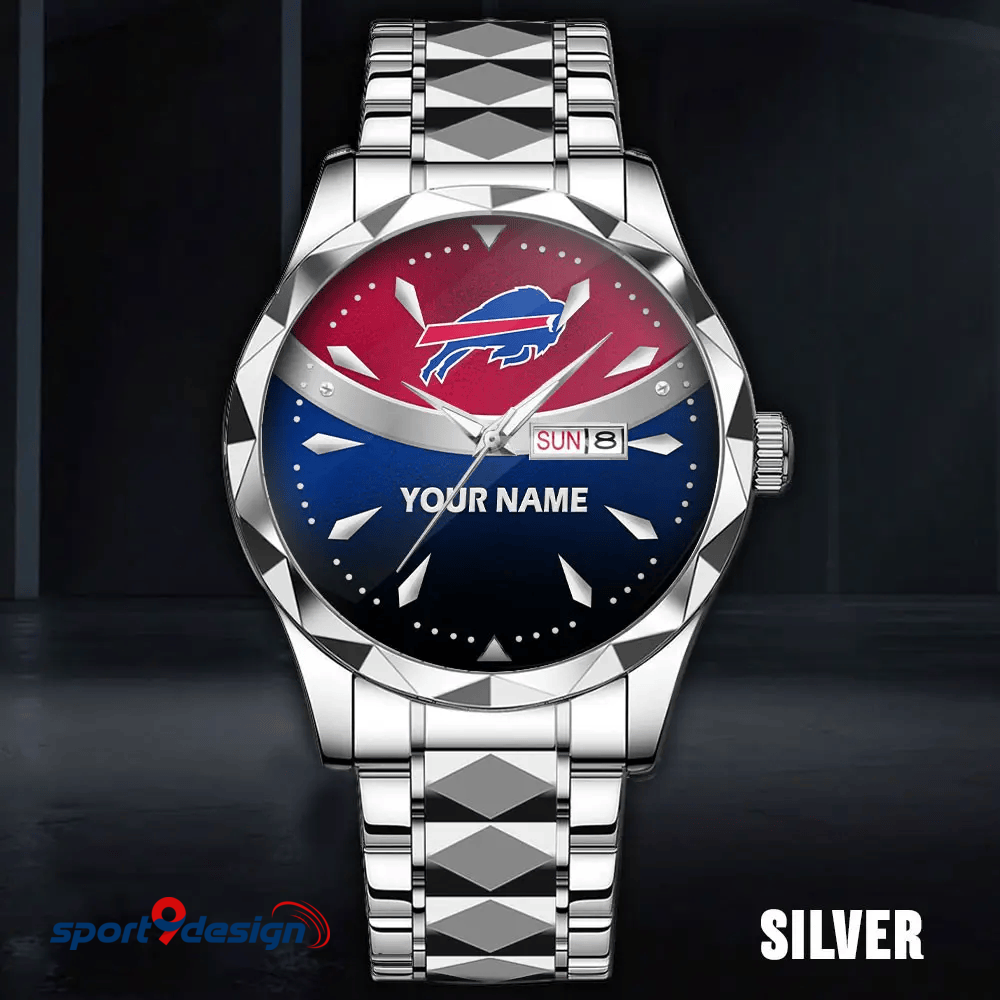 Buffalo Bills - American Football Men Luxury Hand Watch Custom Any Name Gifts For Fan-Limitted Edition