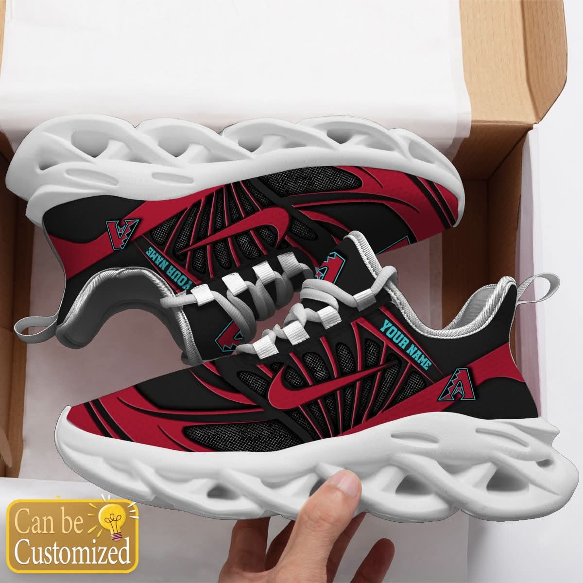 Arizona Diamondbacks Max Soul Sneakers Personalized