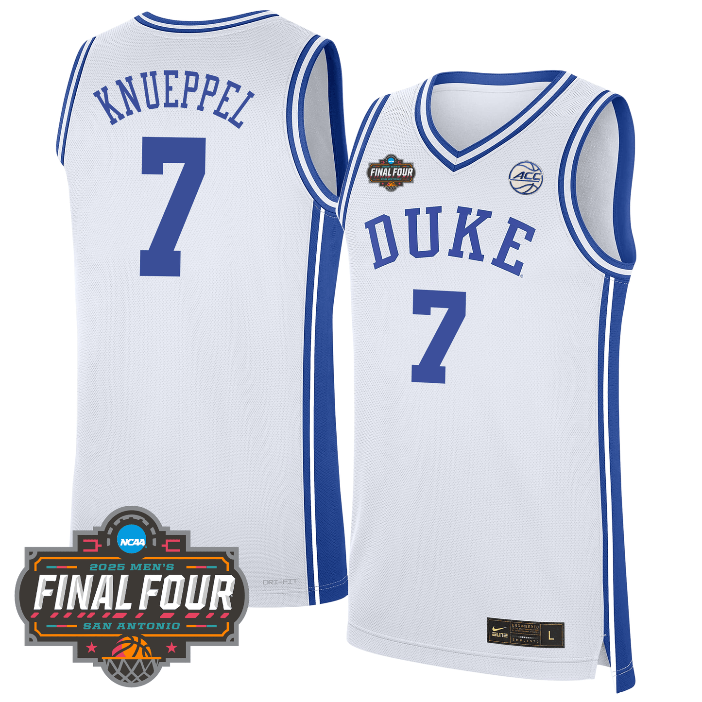 DUKE Basketball 24/25 Jersey - Final Four Patch