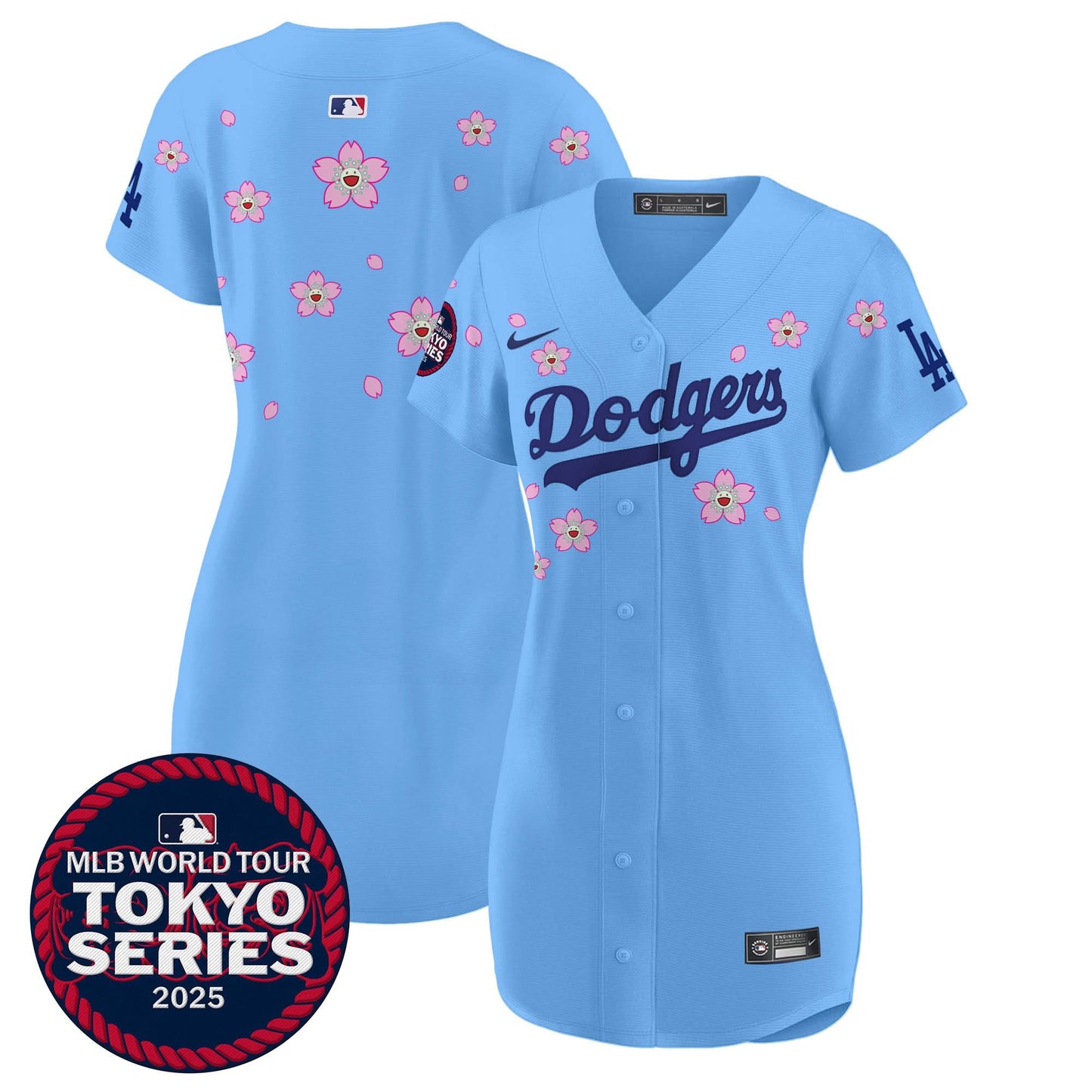 Women's Dodgers Tokyo Series 2025 Baseball Dress - Stitched