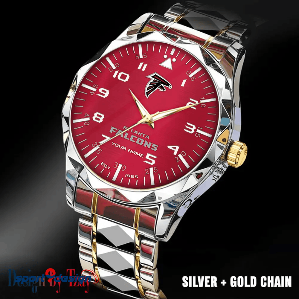 Atlanta Falcons Luxury Diamond Men Watch Trending 2025
