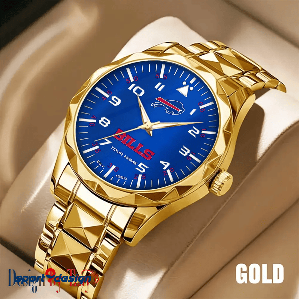 Buffalo Bills Luxury Diamond Men Watch Trending 2025