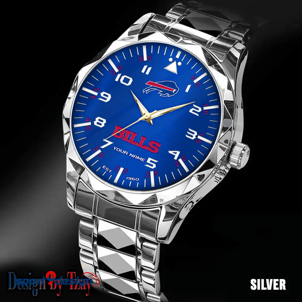 Buffalo Bills Luxury Diamond Men Watch Trending 2025