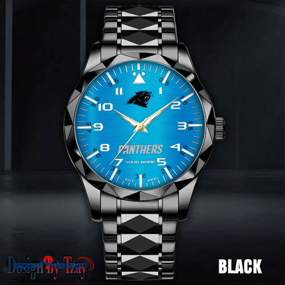 Carolina Panthers Luxury Diamond Men Watch Trending 2025