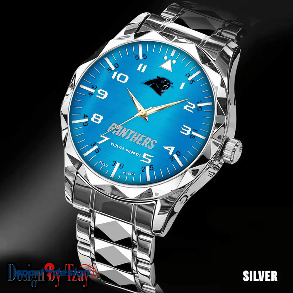 Carolina Panthers Luxury Diamond Men Watch Trending 2025