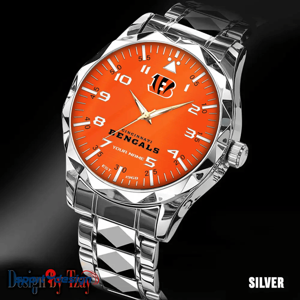 Cincinnati Bengals Luxury Diamond Men Watch Trending 2025