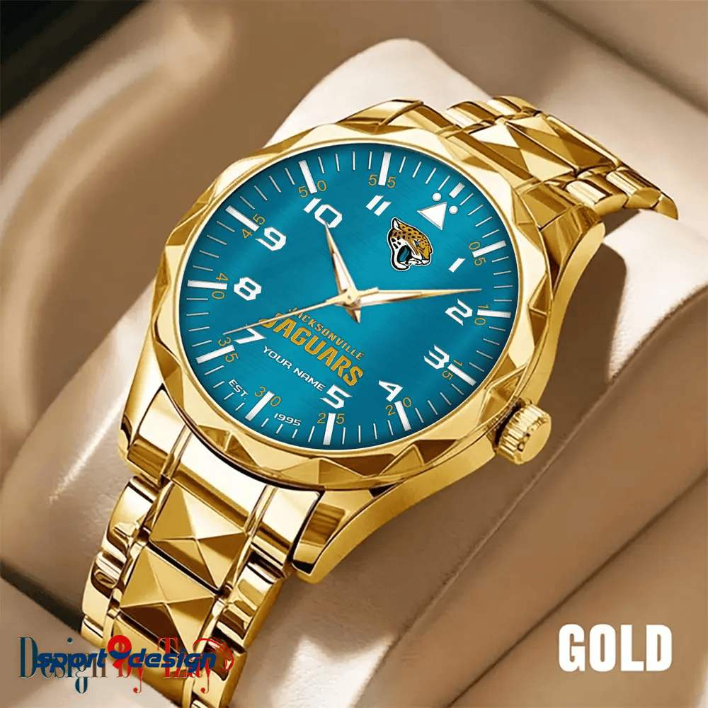 Jacksonville Jaguars Luxury Diamond Men Watch Trending 2025