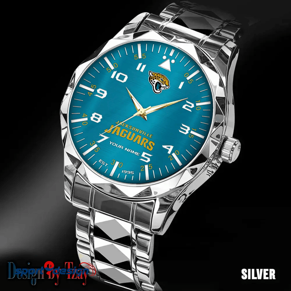 Jacksonville Jaguars Luxury Diamond Men Watch Trending 2025