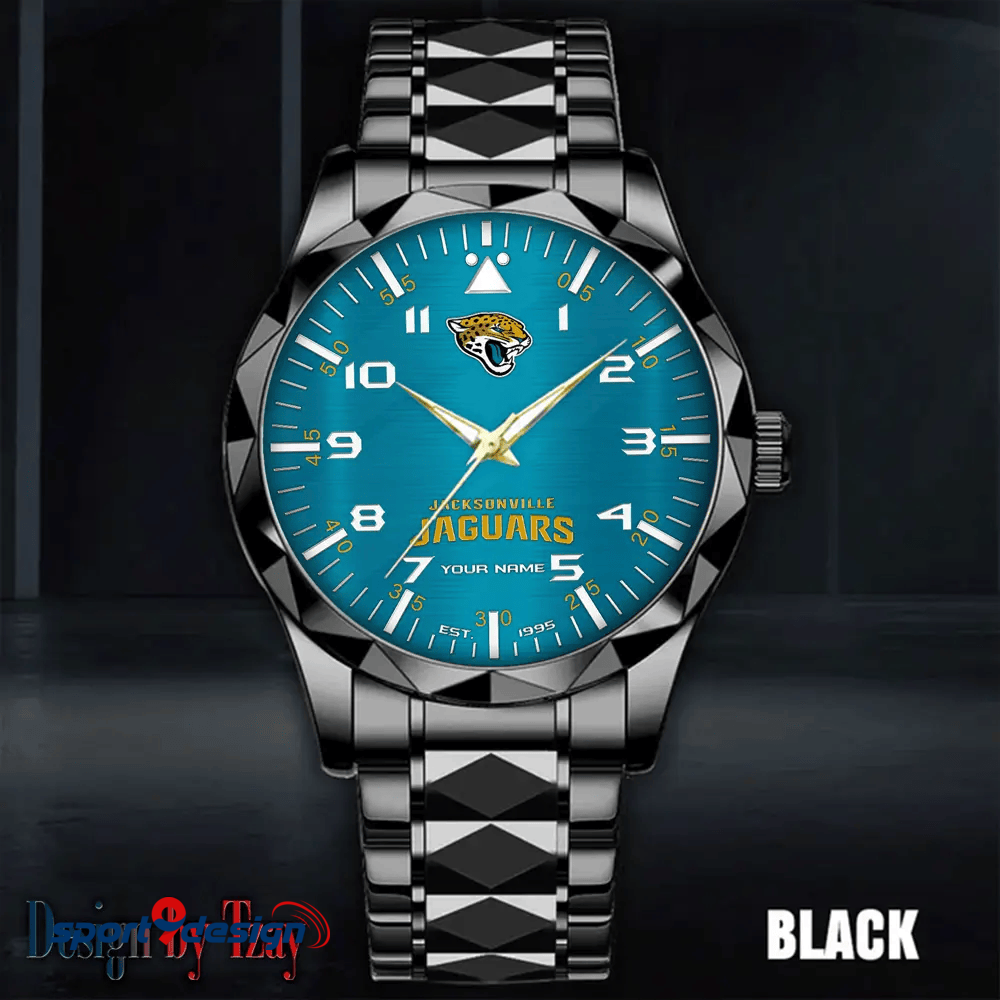 Jacksonville Jaguars Luxury Diamond Men Watch Trending 2025