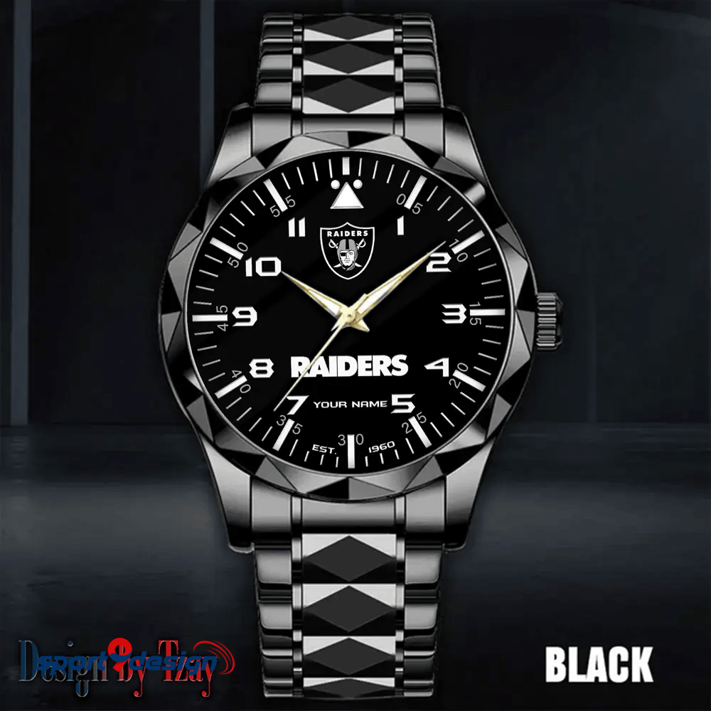 Las Vegas Raiders Luxury Diamond Men Watch Trending 2025