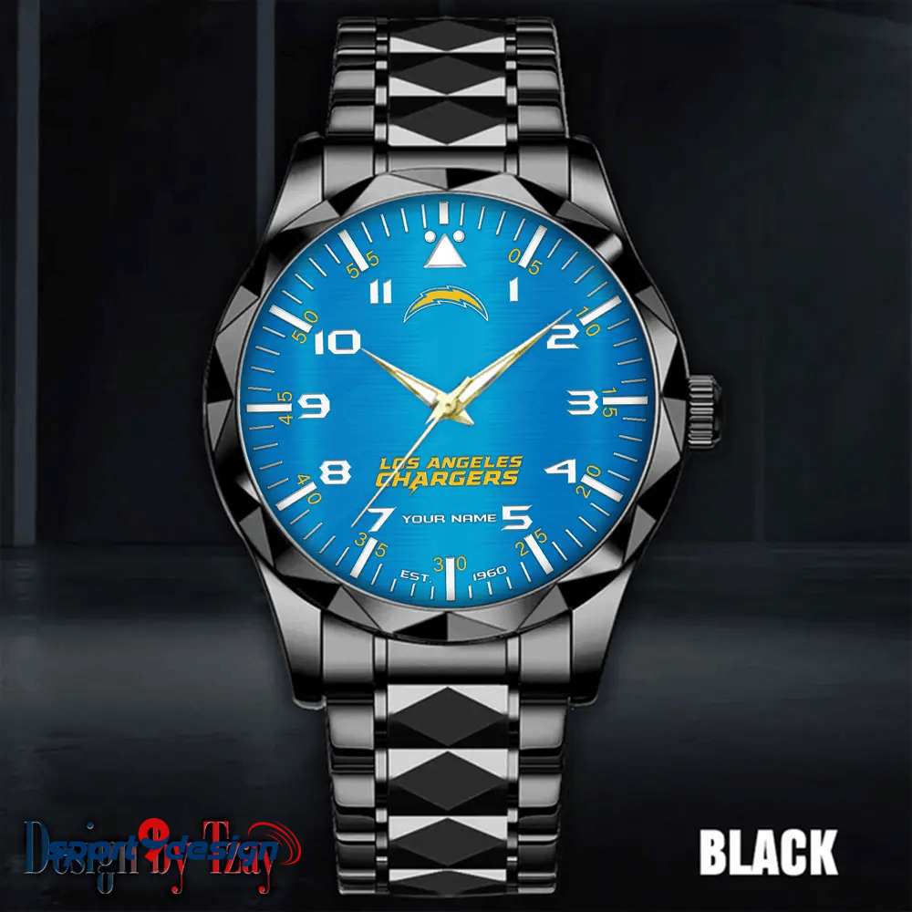 Los Angeles Chargers Luxury Diamond Men Watch Trending 2025