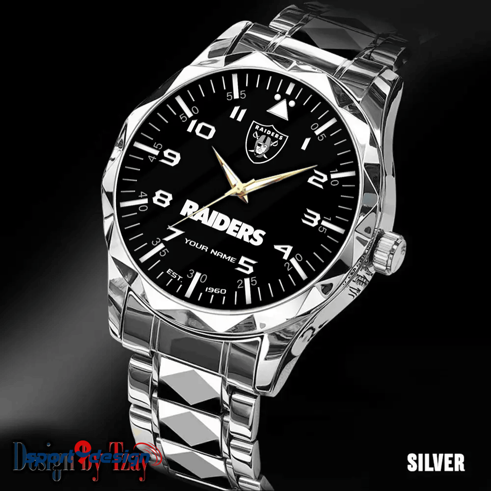 Las Vegas Raiders Luxury Diamond Men Watch Trending 2025