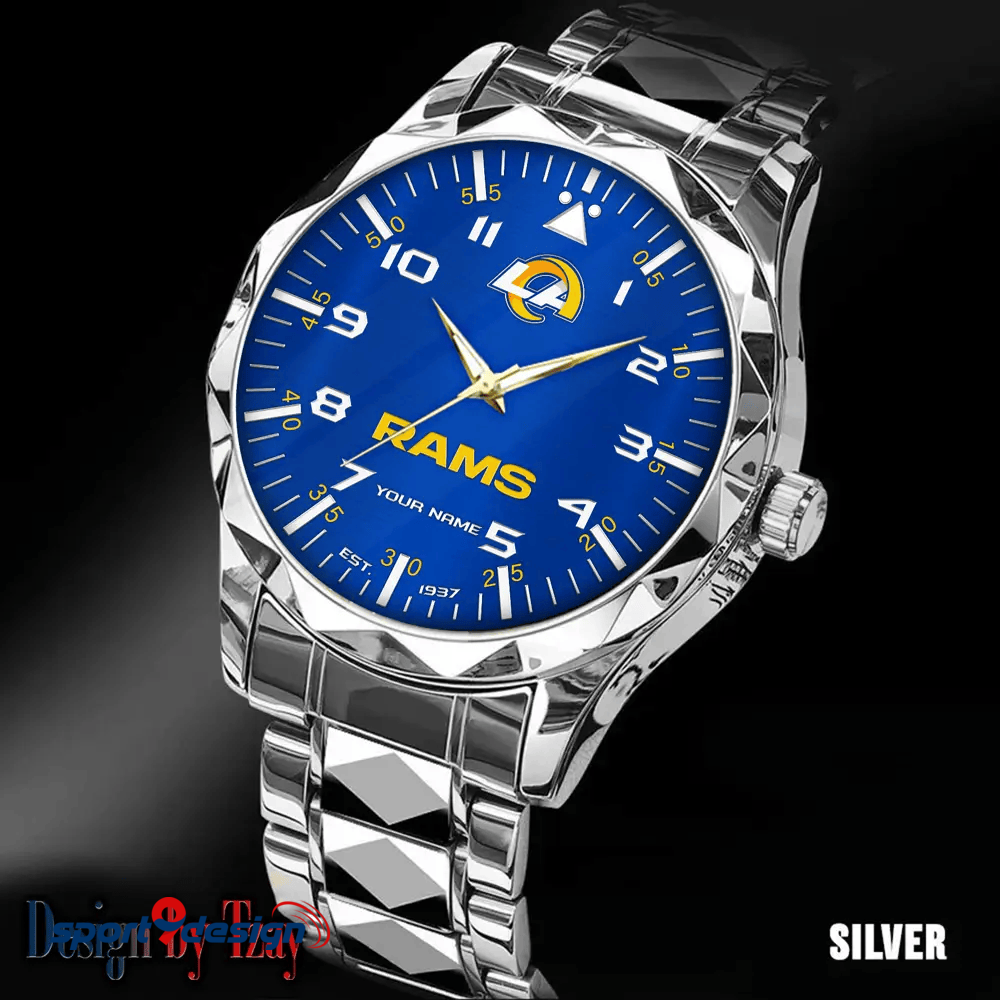 Los Angeles Rams Luxury Diamond Men Watch Trending 2025