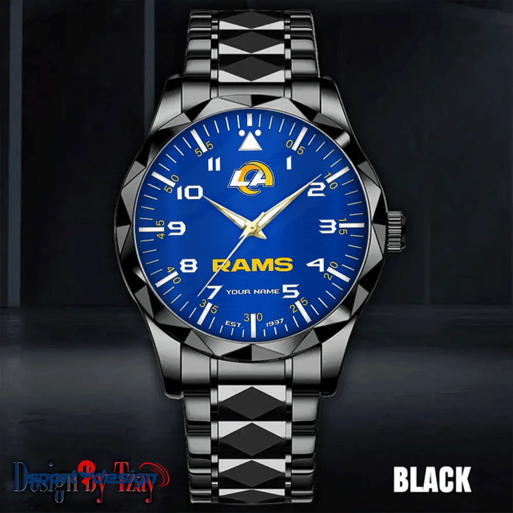Los Angeles Rams Luxury Diamond Men Watch Trending 2025