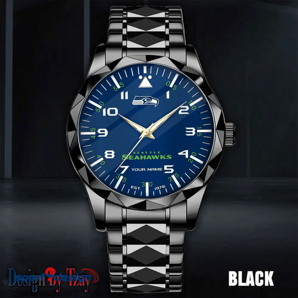 Seattle Seahawks Luxury Diamond Men Watch Trending 2025