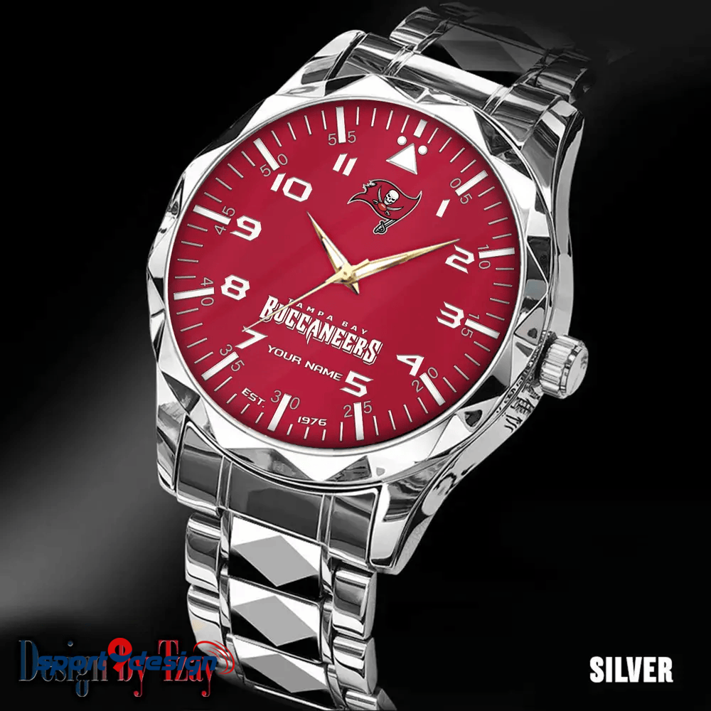 Tampa Bay Buccaneers Luxury Diamond Men Watch Trending 2025