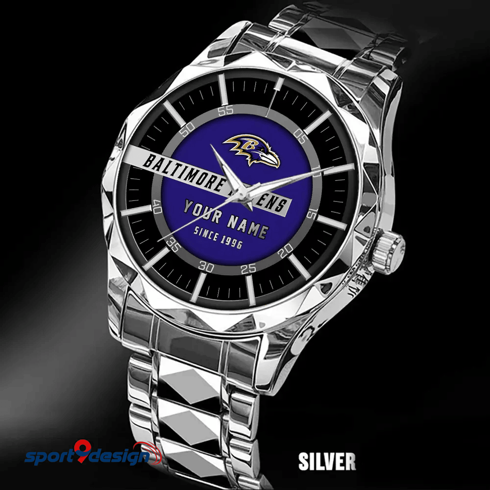 Baltimore Ravens Luxury Diamond Men Watch Trending 2025
