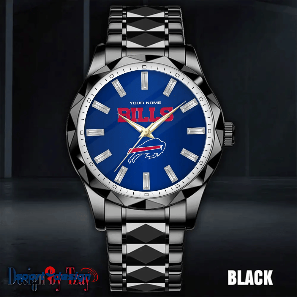 Buffalo Bills Luxury Diamond Men Watch Trending 2025