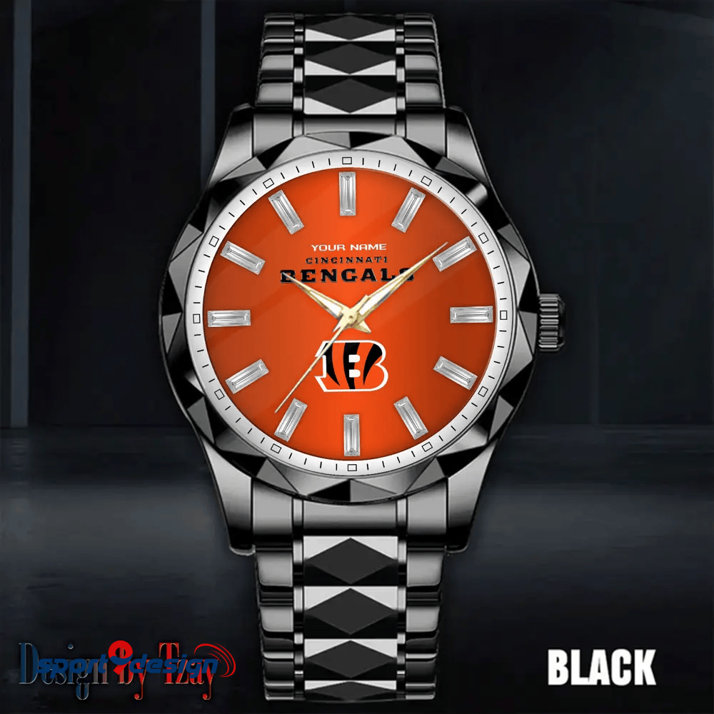 Cincinnati Bengals Luxury Diamond Men Watch Trending 2025