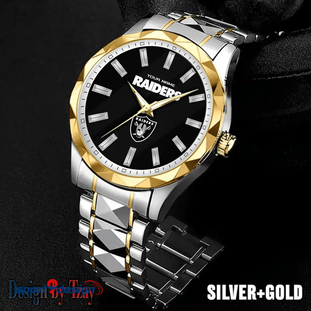 Las Vegas Raiders Luxury Diamond Men Watch Trending 2025