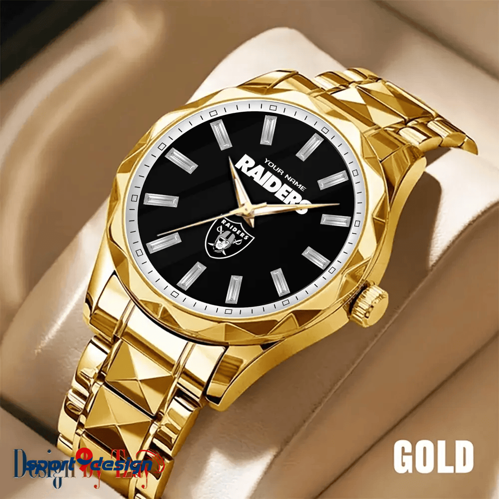 Las Vegas Raiders Luxury Diamond Men Watch Trending 2025
