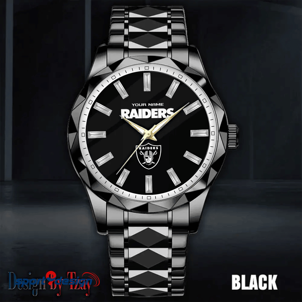 Las Vegas Raiders Luxury Diamond Men Watch Trending 2025