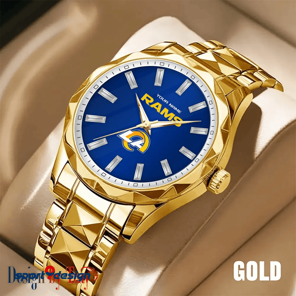 Los Angeles Rams Luxury Diamond Men Watch Trending 2025