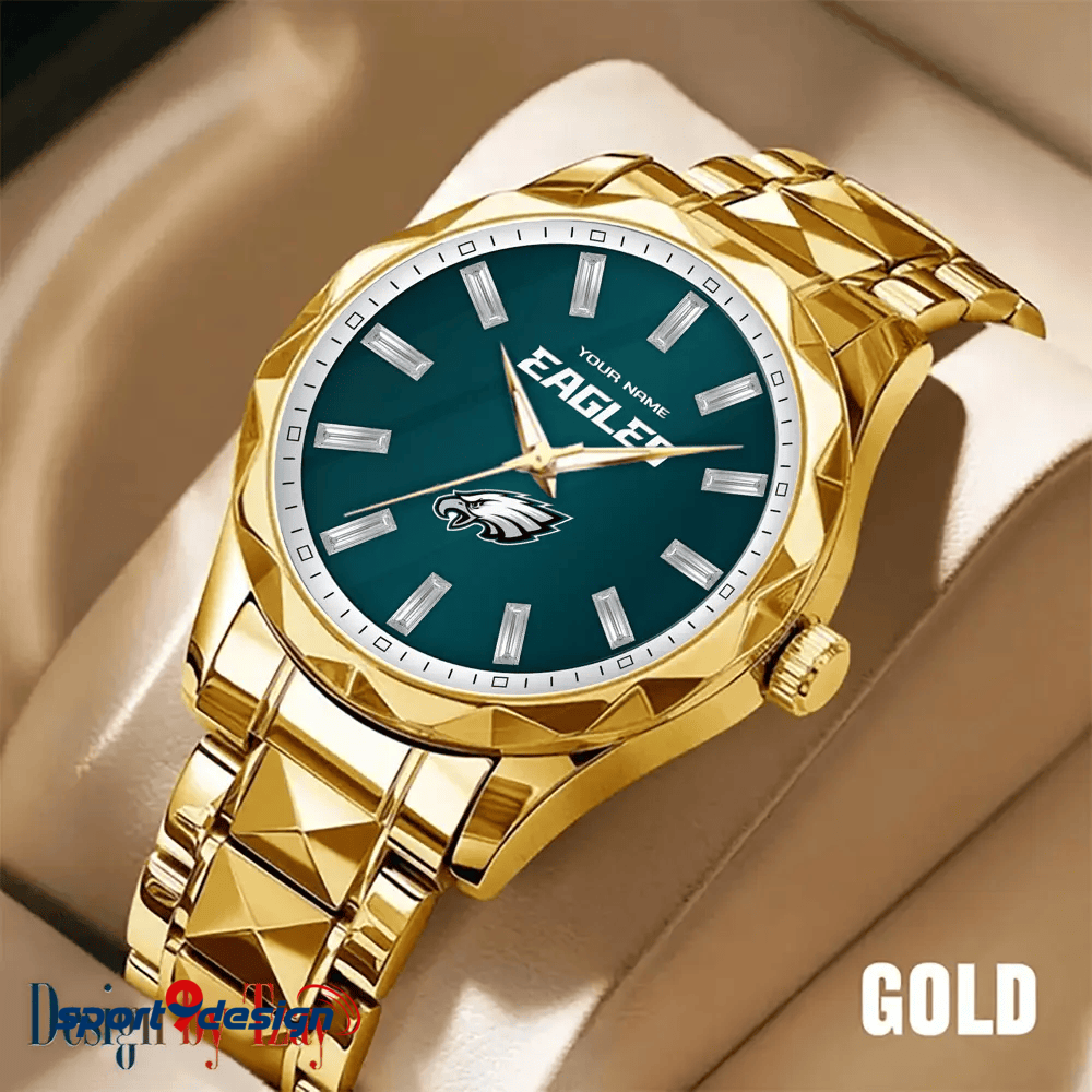 Philadelphia Eagles Luxury Diamond Men Watch Trending 2025