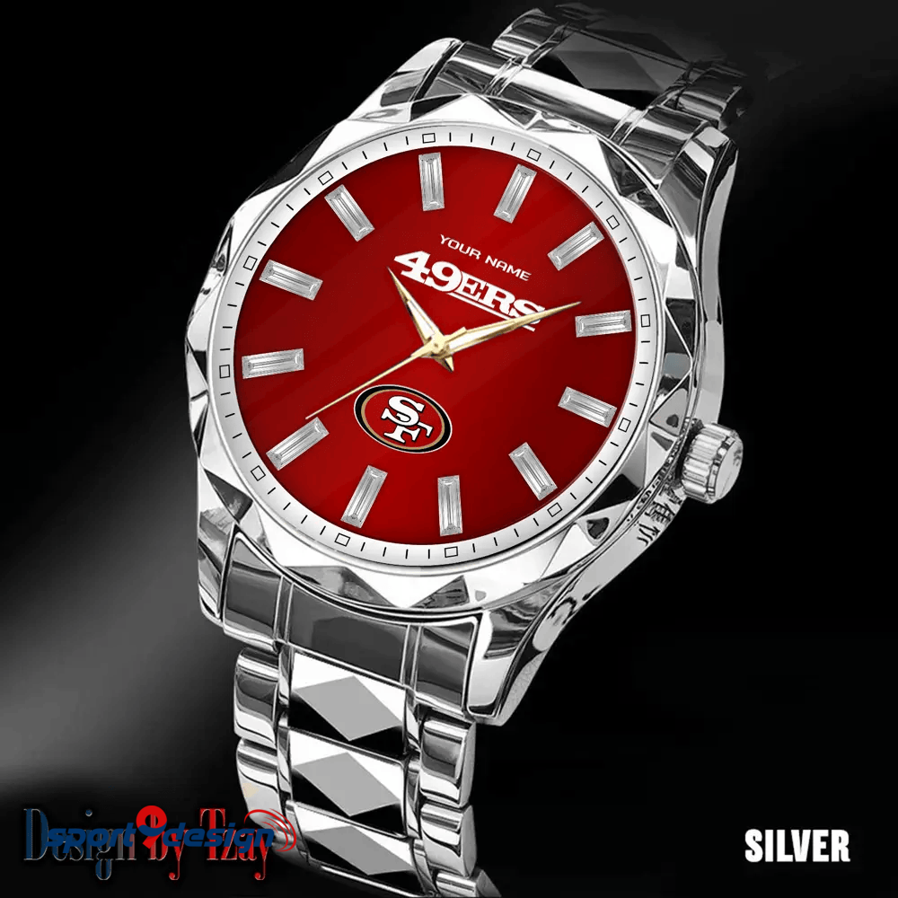 San Francisco 49ers Luxury Diamond Men Watch Trending 2025