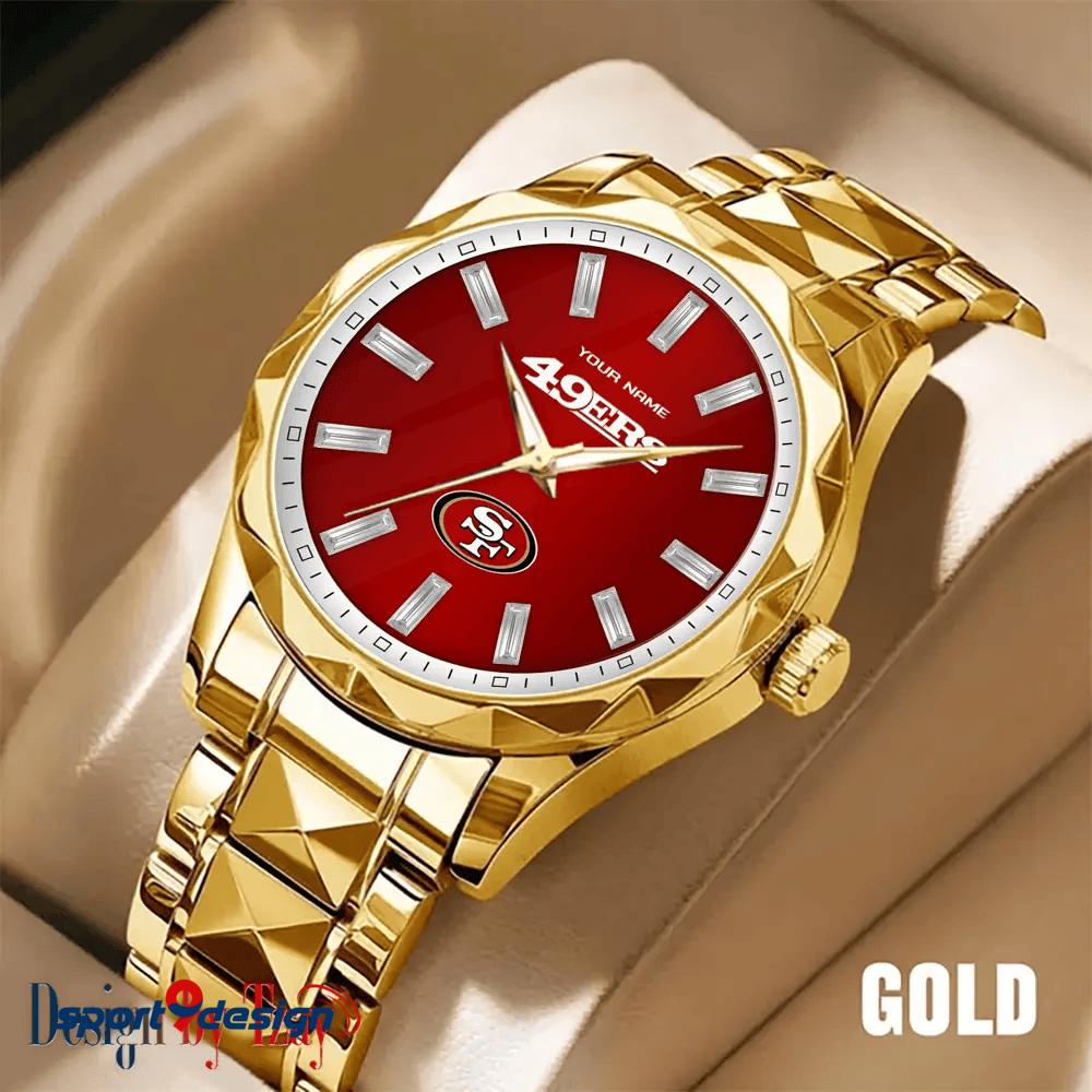 San Francisco 49ers Luxury Diamond Men Watch Trending 2025