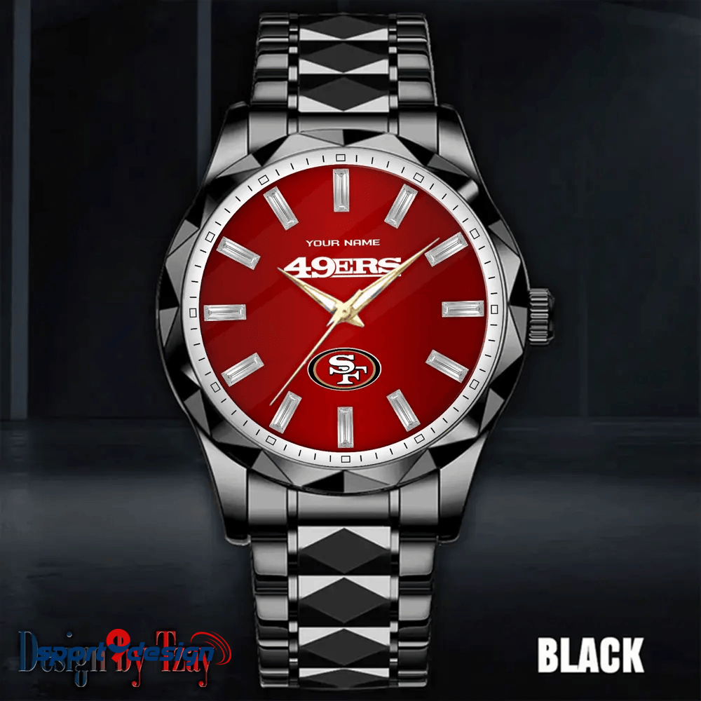 San Francisco 49ers Luxury Diamond Men Watch Trending 2025