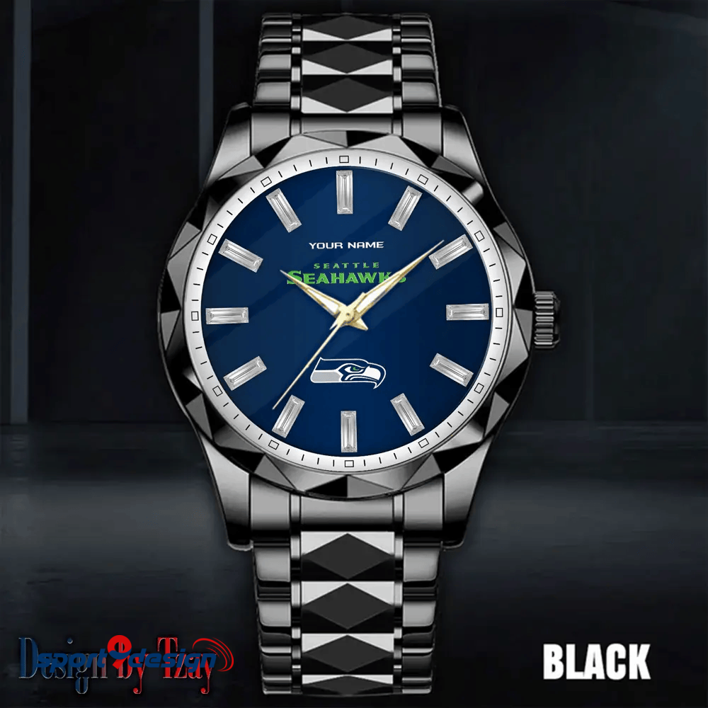 Seattle Seahawks Luxury Diamond Men Watch Trending 2025