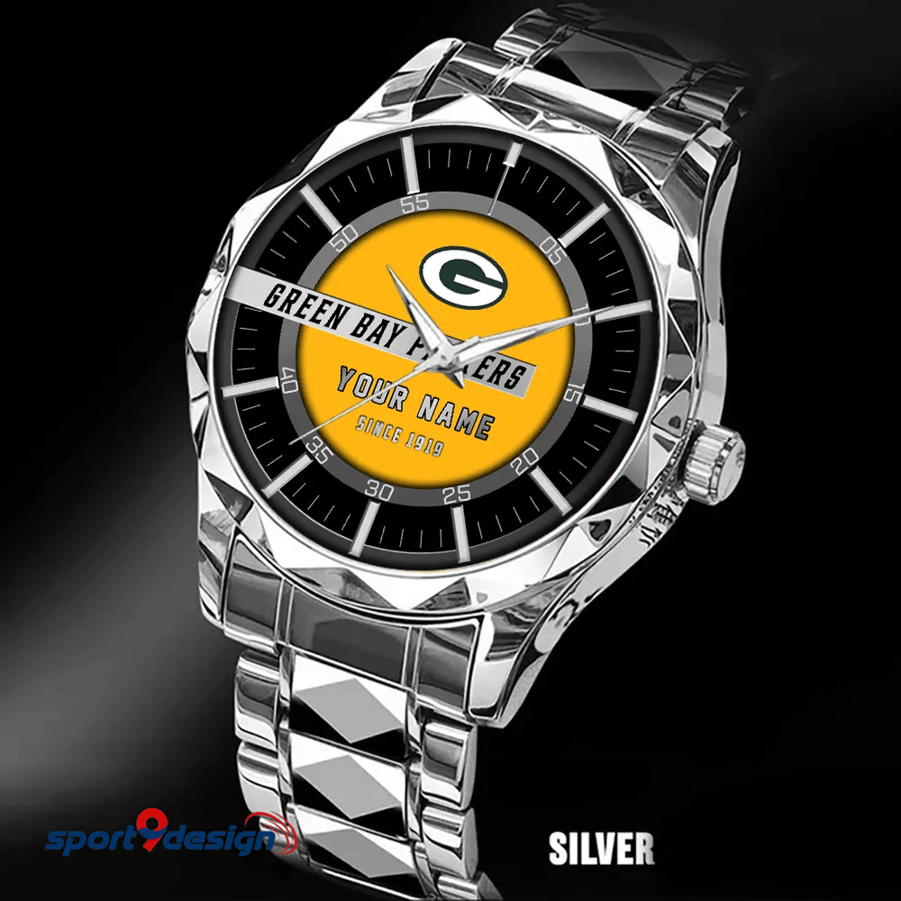 Green Bay Packers Luxury Diamond Men Watch Trending 2025