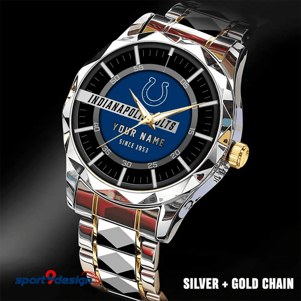 Indianapolis Colts Luxury Diamond Men Watch Trending 2025