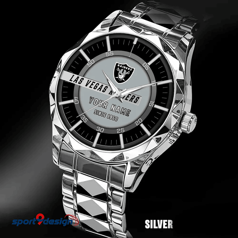 Las Vegas Raiders Luxury Diamond Men Watch Trending 2025