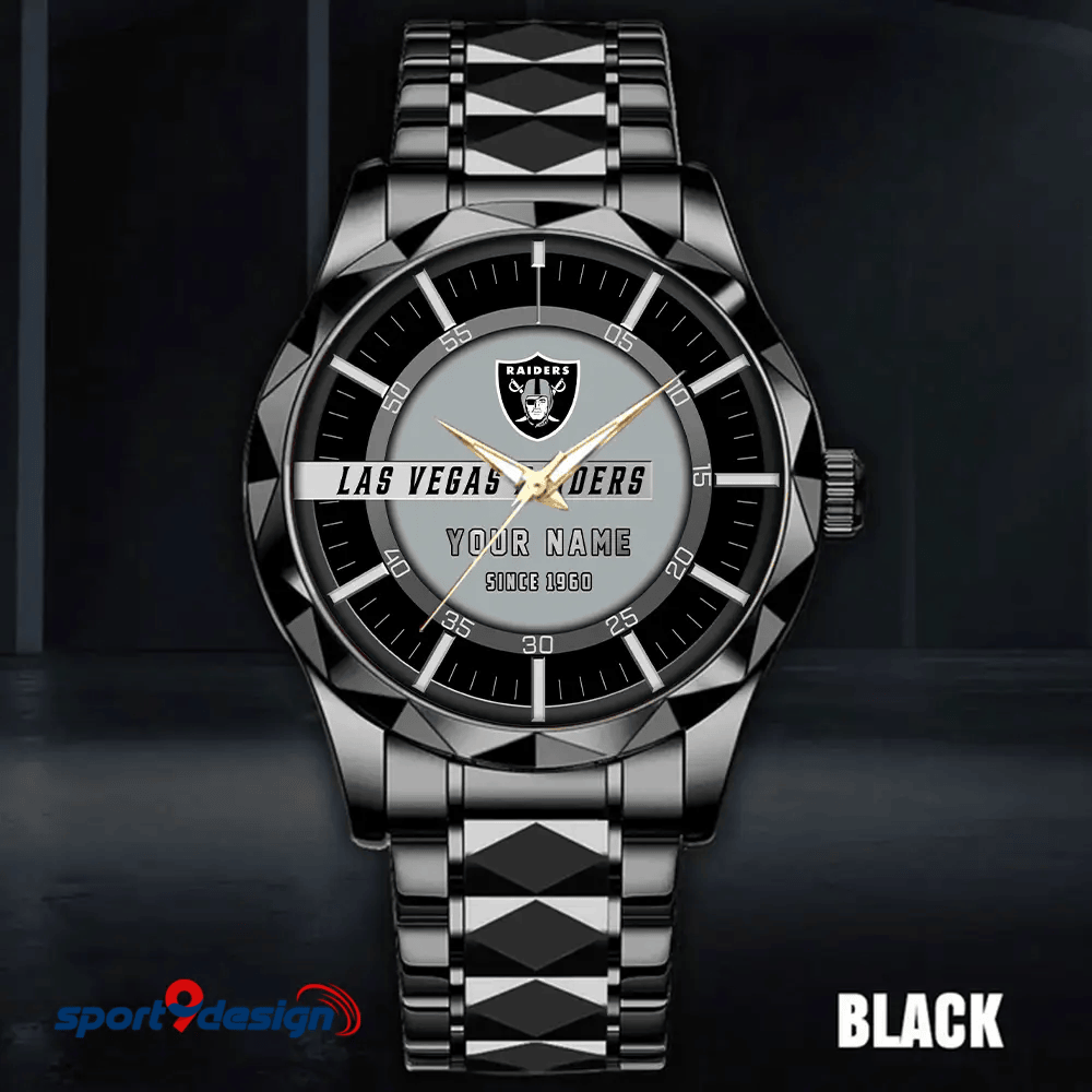 Las Vegas Raiders Luxury Diamond Men Watch Trending 2025
