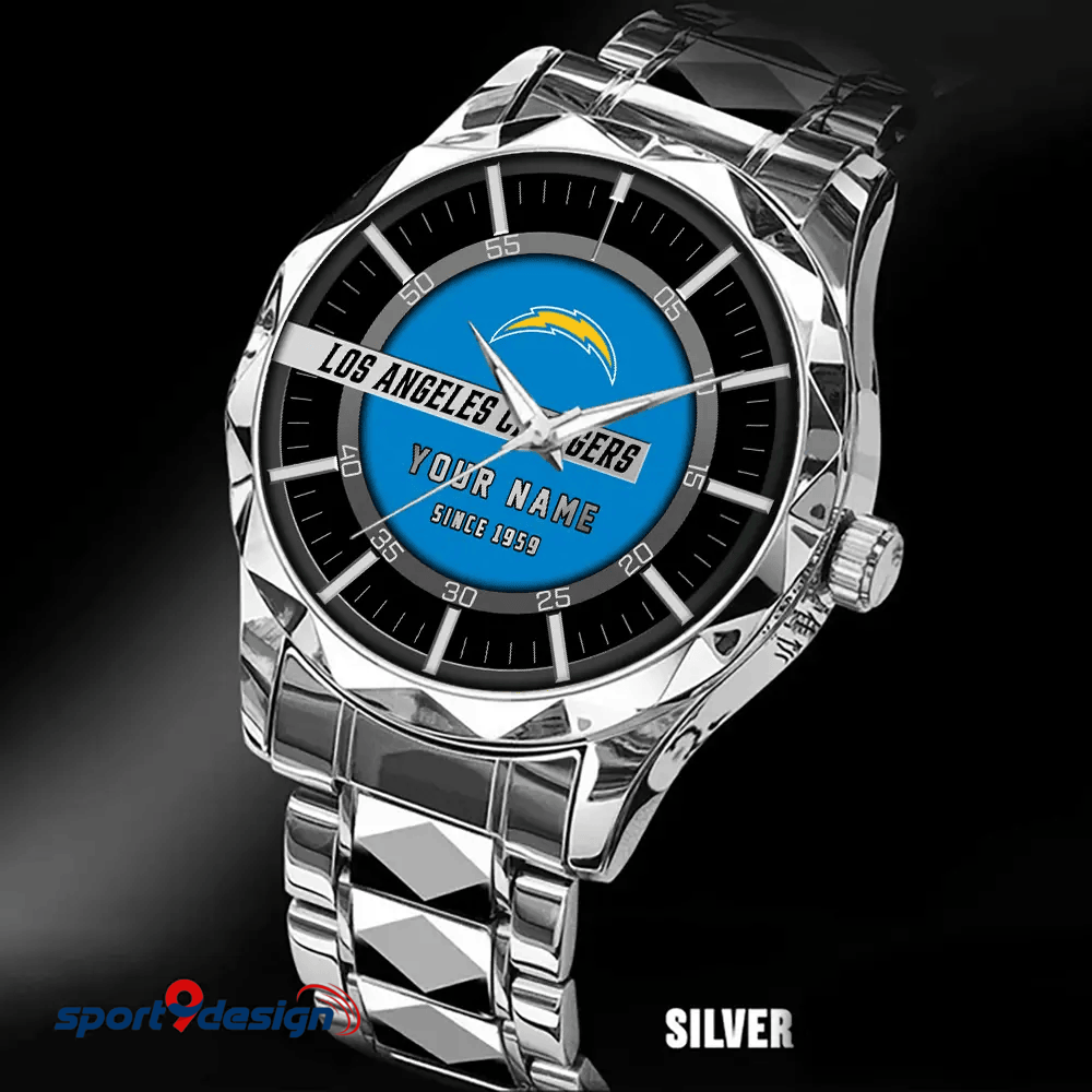 Los Angeles Chargers Luxury Diamond Men Watch Trending 2025