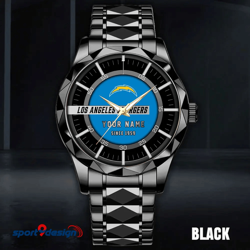 Los Angeles Chargers Luxury Diamond Men Watch Trending 2025