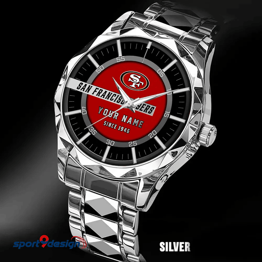 San Francisco 49ers Luxury Diamond Men Watch Trending 2025