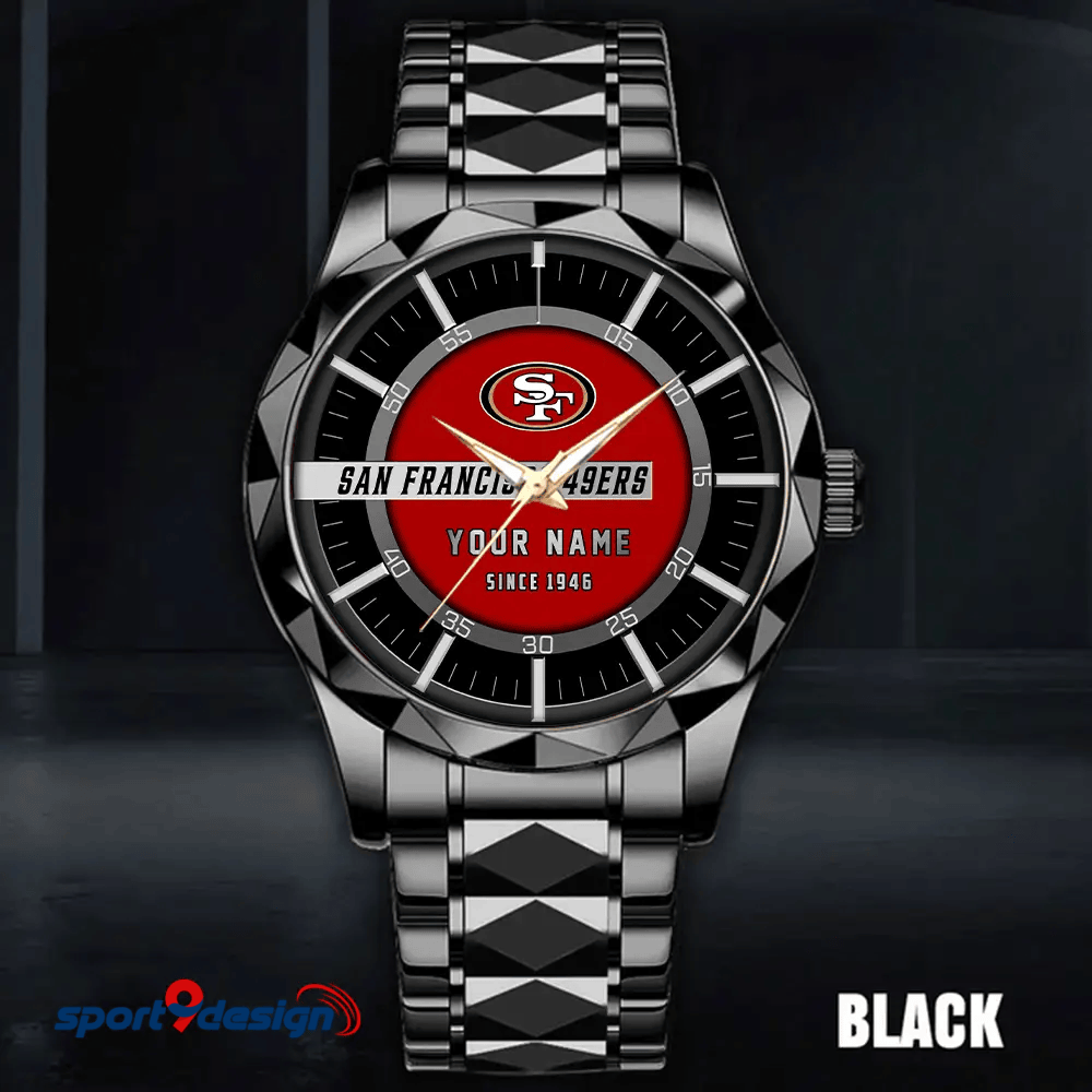 San Francisco 49ers Luxury Diamond Men Watch Trending 2025