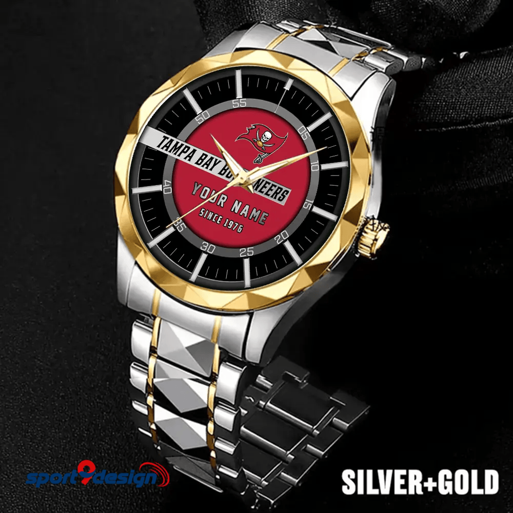 Tampa Bay Buccaneers Luxury Diamond Men Watch Trending 2025