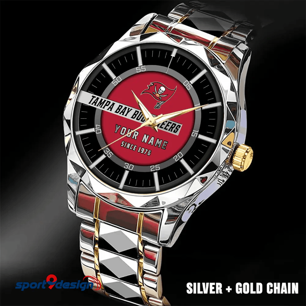 Tampa Bay Buccaneers Luxury Diamond Men Watch Trending 2025