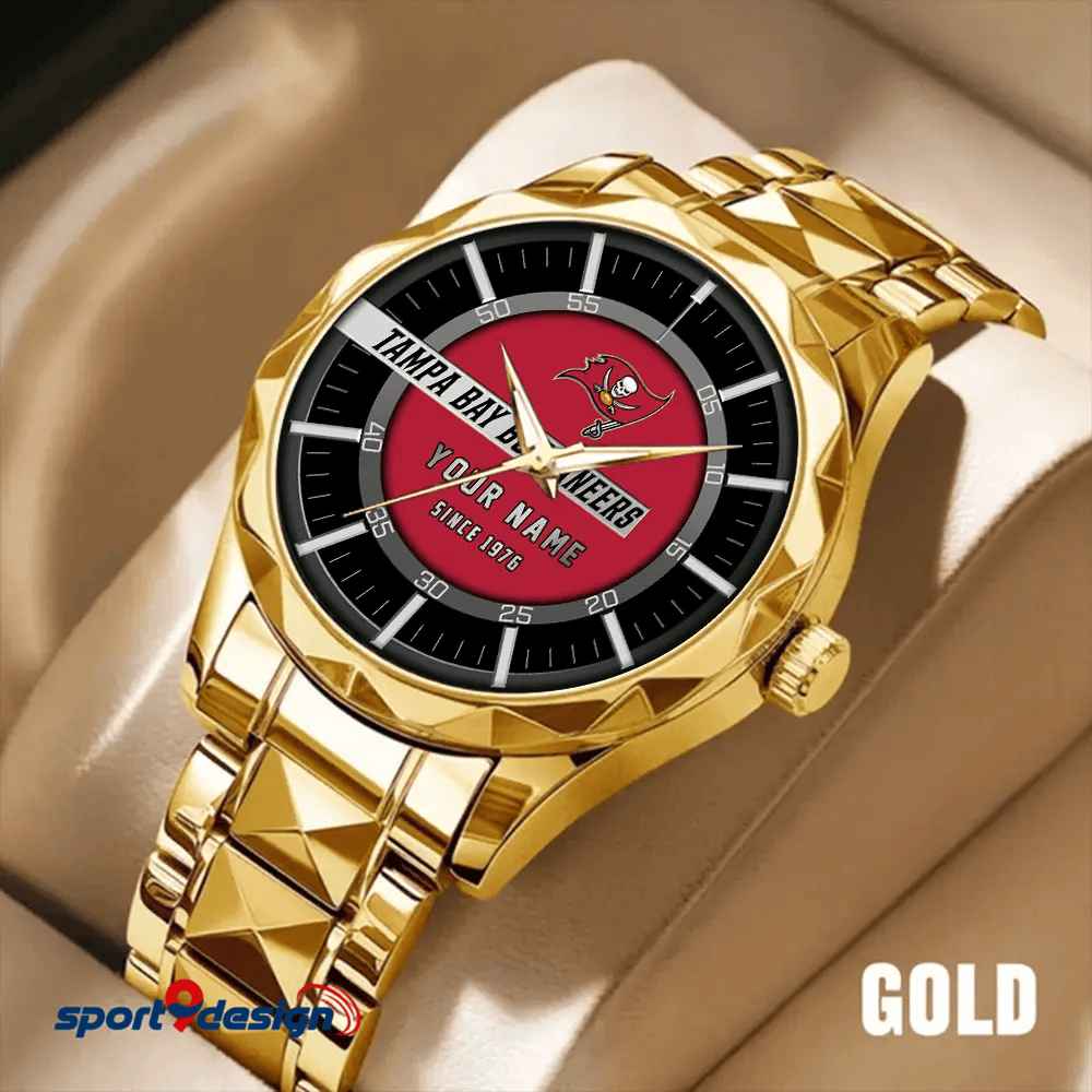 Tampa Bay Buccaneers Luxury Diamond Men Watch Trending 2025