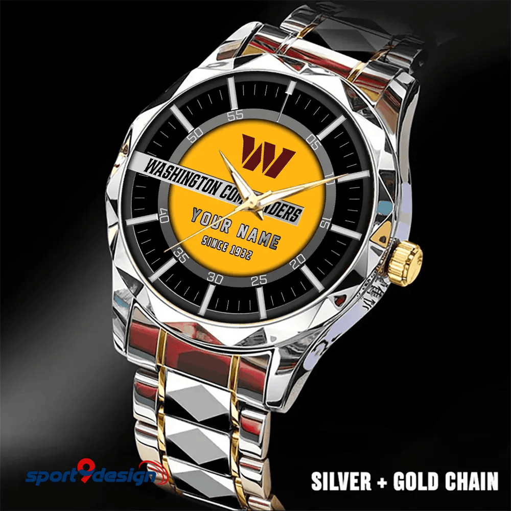 Washington Redskins Luxury Diamond Men Watch Trending 2025 SPTDMW064