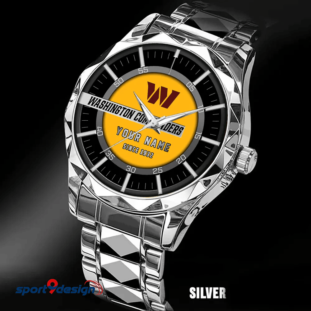 Washington Redskins Luxury Diamond Men Watch Trending 2025 SPTDMW064